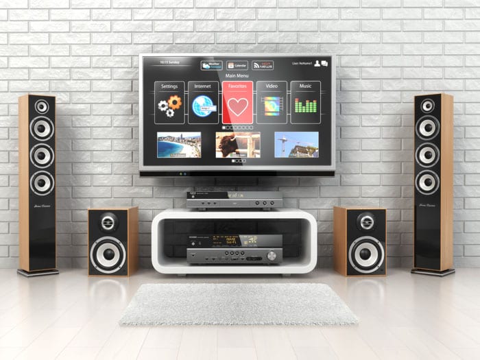 home audio and video system